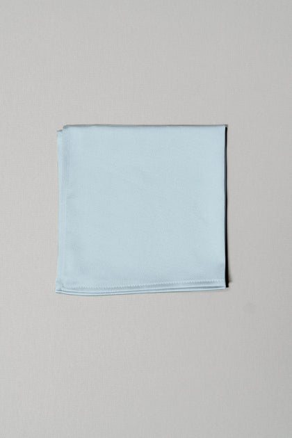 Satin Pocket Square | Made To Order | Sky Blue