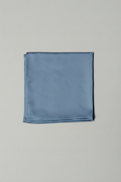 Satin Pocket Square | Made To Order | True Blue