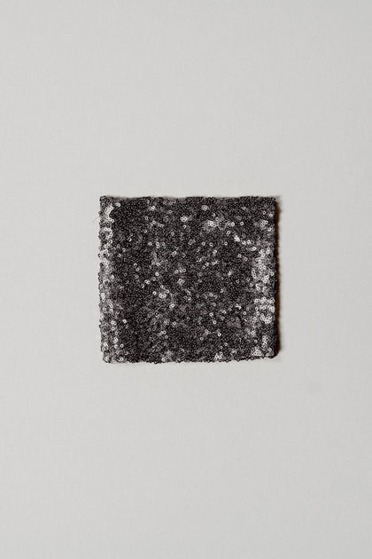 Sequin Pocket Square | Made To Order | Black