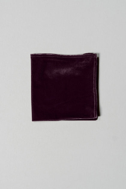 Velvet Pocket Square | Made To Order | Purple