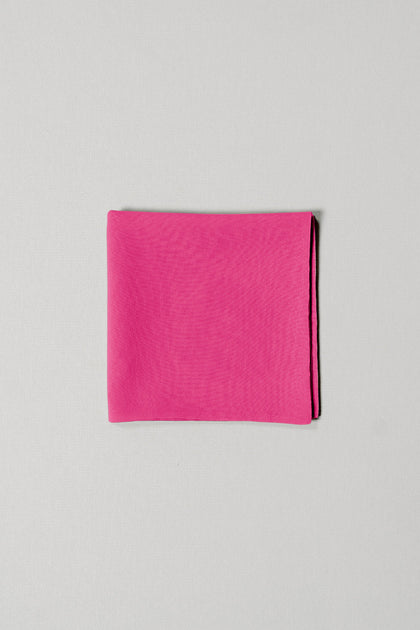 Chiffon Pocket Square | Made To Order | Malibu Pink