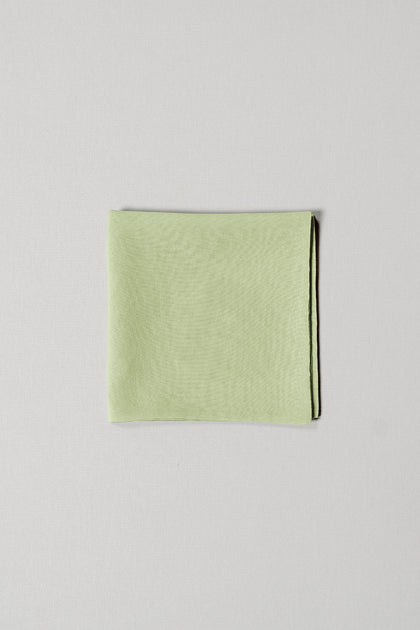 Chiffon Pocket Square | Made To Order | Matcha