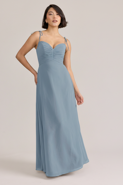 Model: Clarissa; Size: Small; Color: French Blue