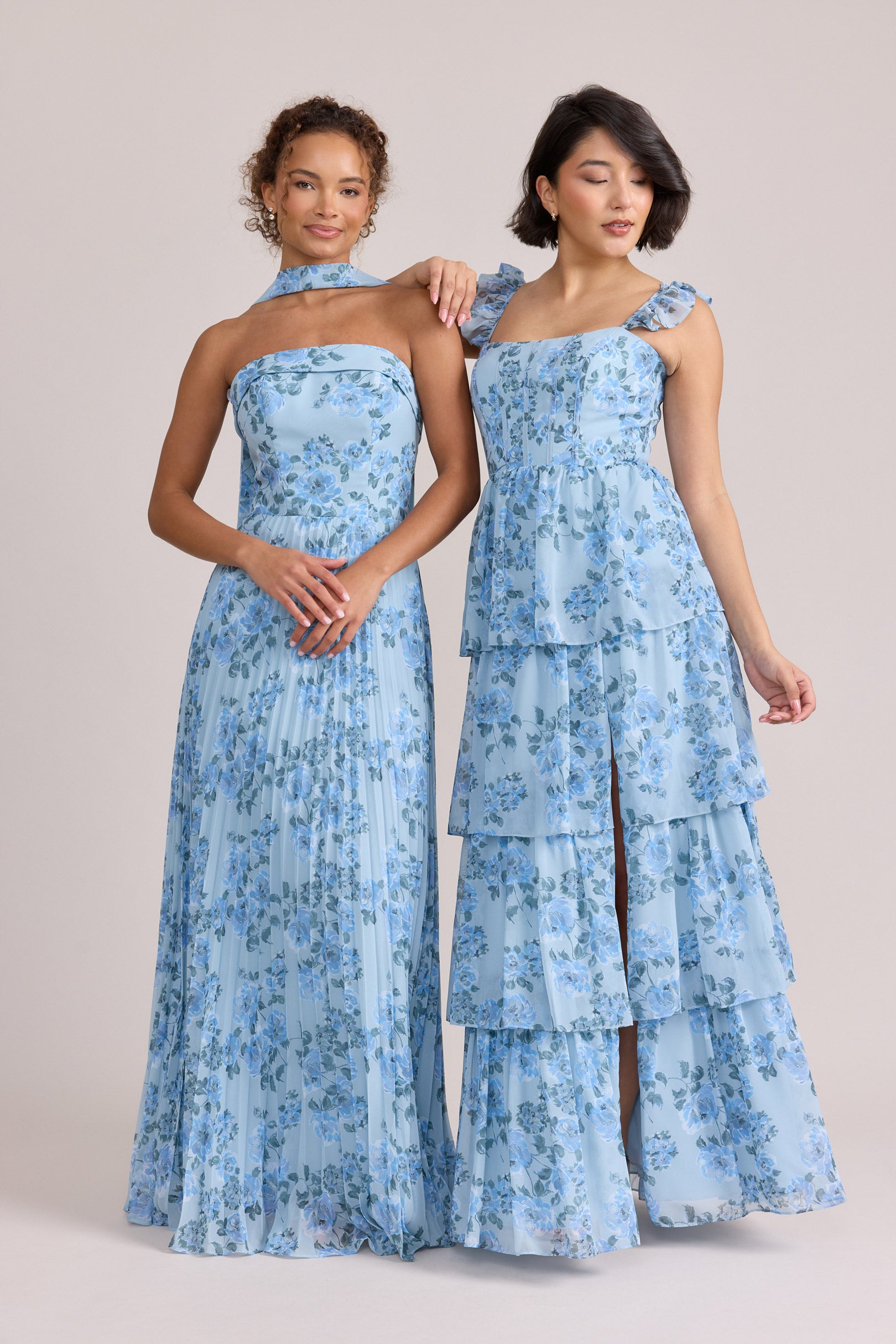 Poppy Chiffon Floral Print Dress