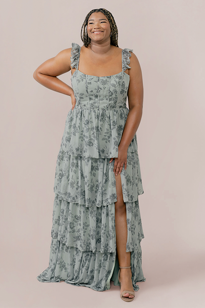 Model: Ashtyn; Size: 24 Tall; Color: Sage Bouquet