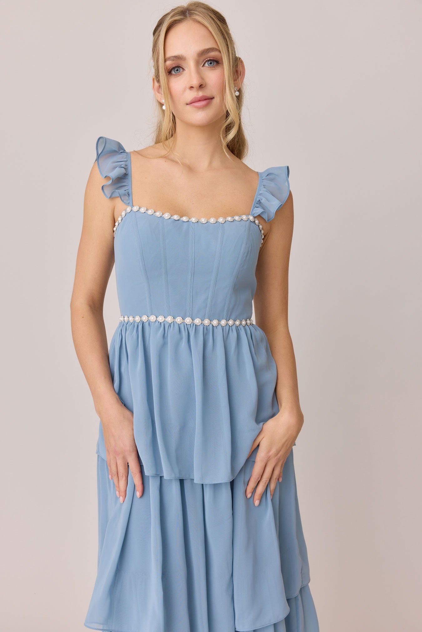 Poppy Luxe Chiffon Dress | Made to Order Dusty Purple Poppy Luxe Chiffon Dress | Made to Order Dusty Purple