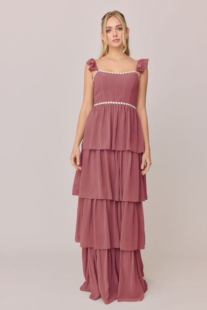 Poppy Luxe Chiffon Dress | Made To Order | Rosewood