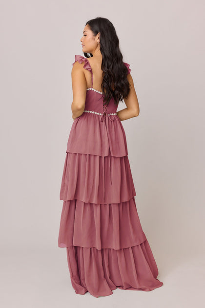 Poppy Luxe Chiffon Dress | Made To Order | Rosewood