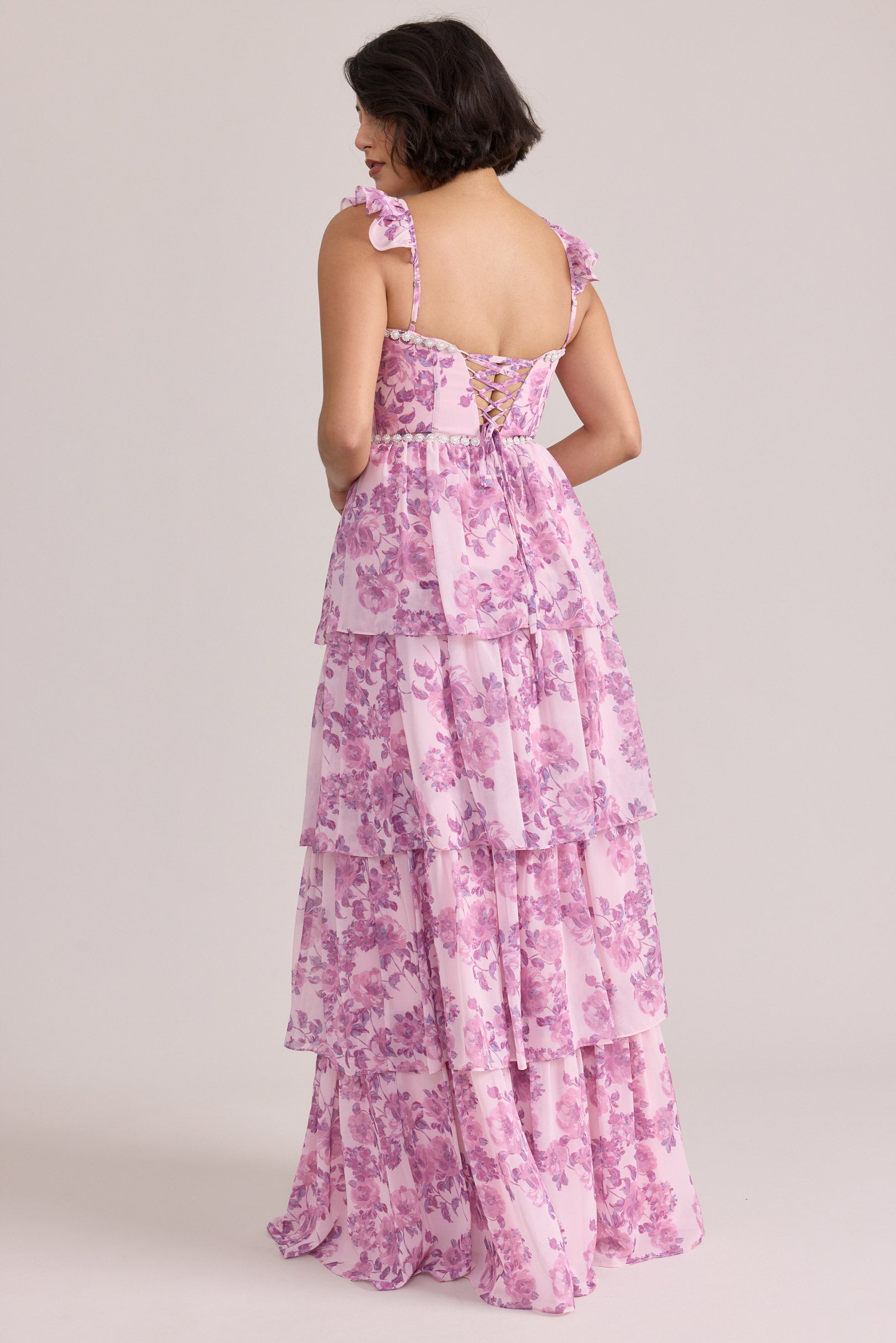 poppy chiffon floral print dress Poppy Chiffon Dress