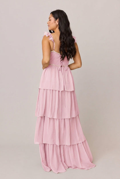 Poppy Luxe Chiffon Dress | Made To Order | Perfect Pink