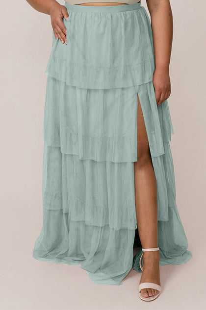 Poppy Tulle Skirt | Made To Order - Sage