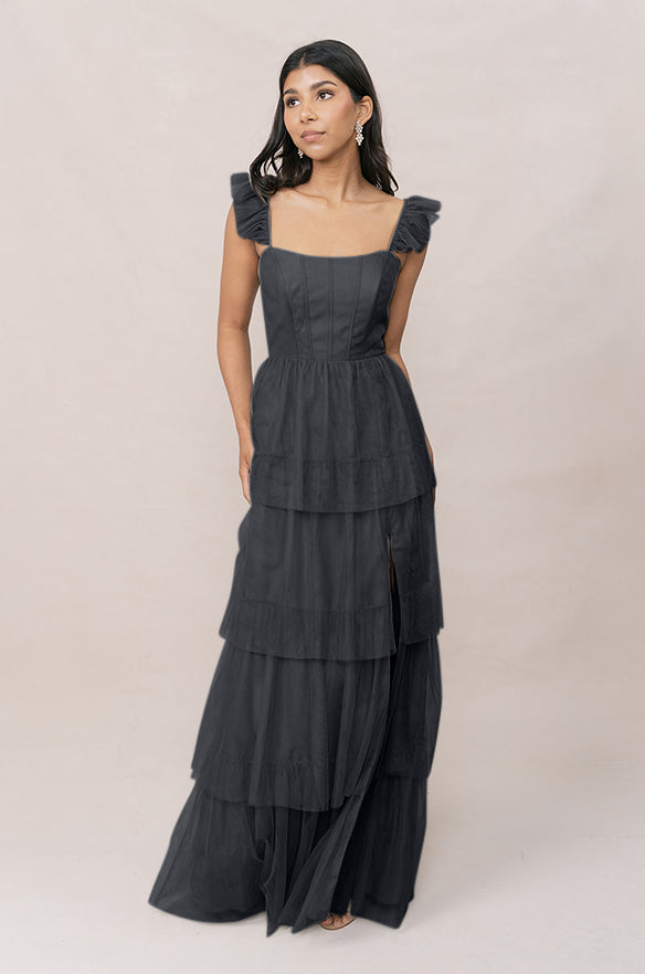 Poppy Tulle Dress | Black