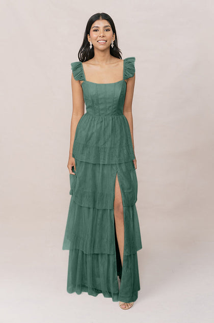 Poppy Tulle Dress | Made To Order | Greenery