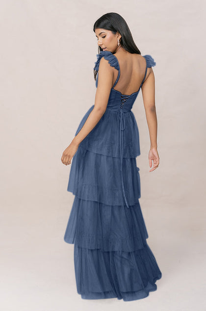 Poppy Tulle Dress | Made To Order | Romantic Blue