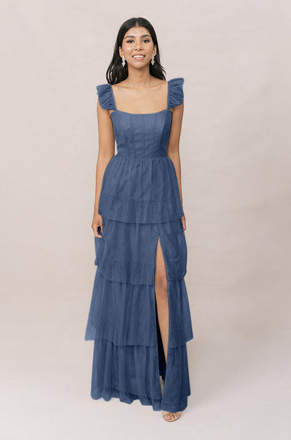 Poppy Tulle Dress | Made To Order | Romantic Blue