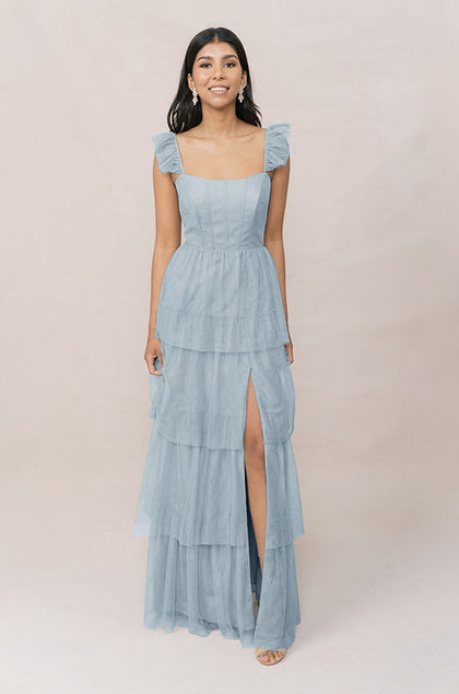 Poppy Tulle Dress | Made To Order | Sky Blue