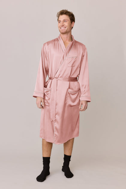 Pre-Game Satin Robe | Made To Order - Blushing Bride