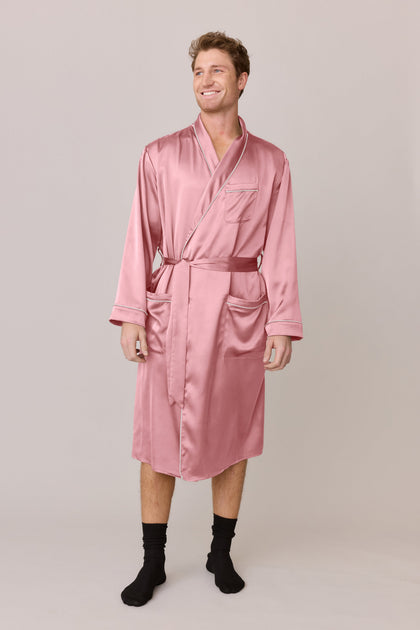Pre-Game Satin Robe | Made To Order - Rosette