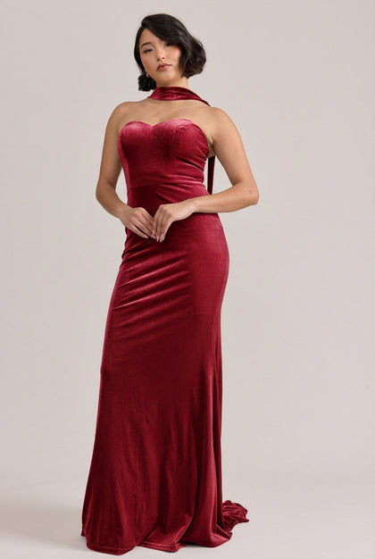 Quinn Velvet Dress | Made To Order | Romantic Rose