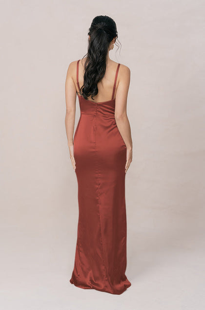 Rava Satin Dress | Made To Order | Cinnamon Rose