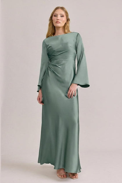 Rhiannon Satin Dress | Made To Order | Rosemary