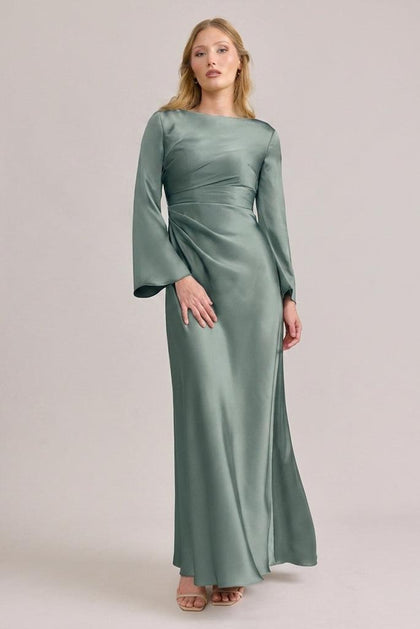 Rhiannon Satin Dress | Made To Order | Rosemary