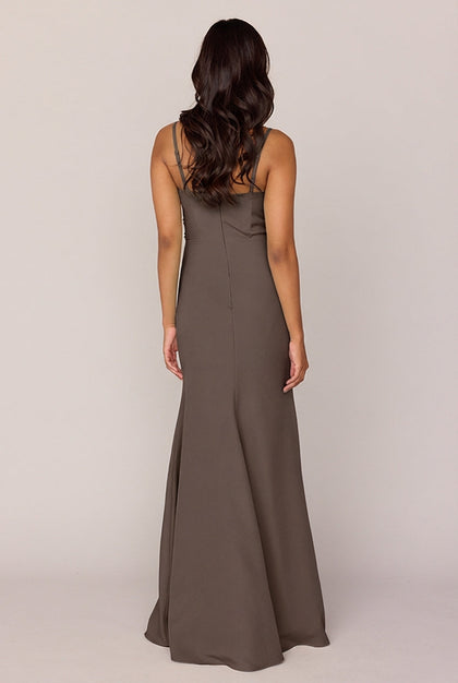 Rory Crepe Dress | Made To Order | Espresso