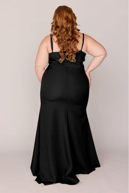 Rory Crepe Dress | Made To Order | Black