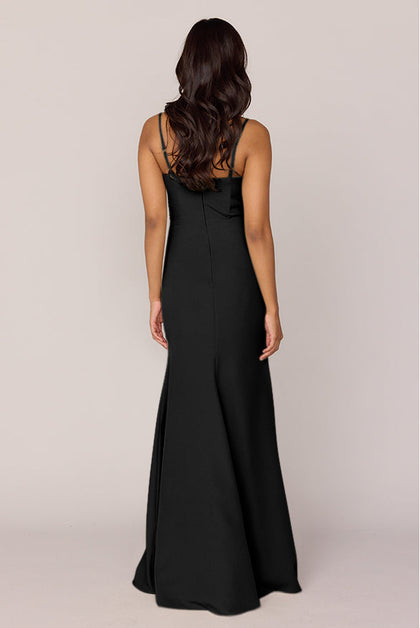 Rory Crepe Dress | Made To Order | Black