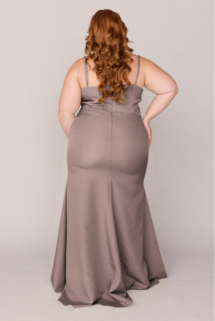 Rory Crepe Dress | Made To Order | Latte
