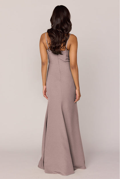 Rory Crepe Dress | Made To Order | Latte