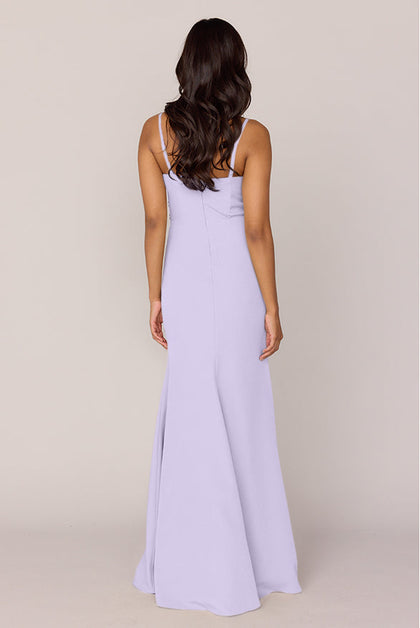 Rory Crepe Dress | Made To Order | Light Lavender