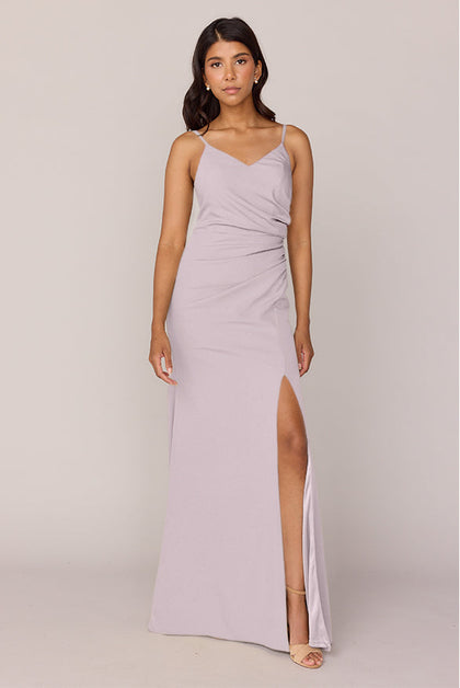 Rory Crepe Dress | Made To Order | Lilac