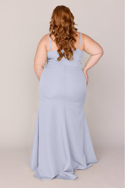 Rory Crepe Dress | Made To Order | Periwinkle
