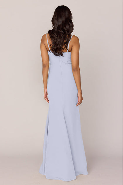 Rory Crepe Dress | Made To Order | Periwinkle