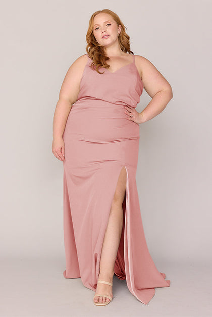 Rory Crepe Dress | Made To Order | Rosette
