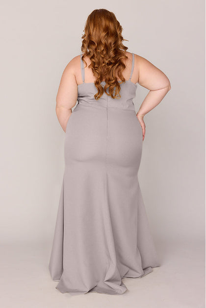 Rory Crepe Dress | Made To Order | Taupe
