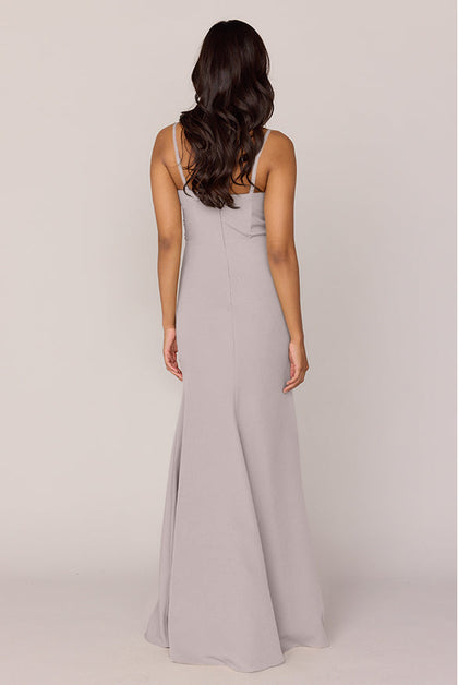Rory Crepe Dress | Made To Order | Taupe