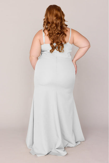 Rory Crepe Dress | Made To Order | White Pearl