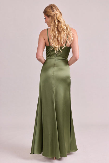 Rory Satin Dress | Made To Order | Fern