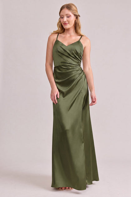 Rory Satin Dress | Made To Order | Fern
