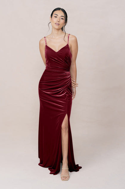 Rory Velvet Dress | Made To Order | Romantic Rose