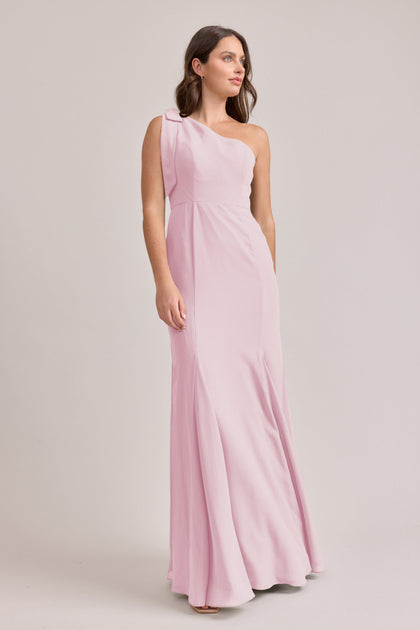 Rowan Chiffon Dress | Made To Order | Blush Pink