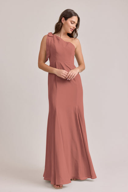 Rowan Chiffon Dress | Made To Order | Desert Rose