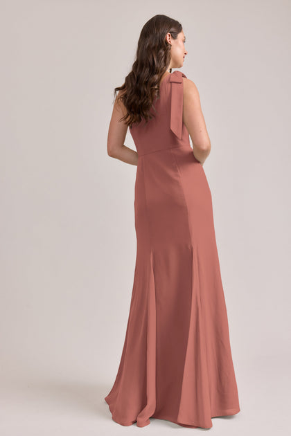 Rowan Chiffon Dress | Made To Order | Desert Rose