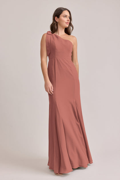 Rowan Chiffon Dress | Made To Order | Desert Rose