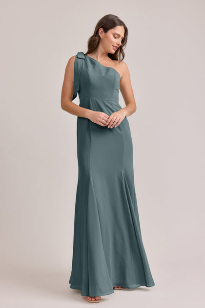 Rowan Chiffon Dress | Made To Order | Eucalyptus