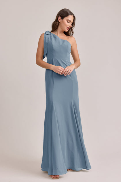 Rowan Chiffon Dress | Made To Order | French Blue