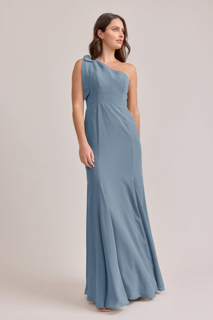 Rowan Chiffon Dress | Made To Order | French Blue