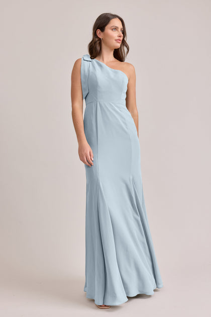 Rowan Chiffon Dress | Made To Order | Light Blue